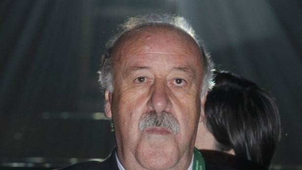 Vicente del Bosque bei einer Veranstaltung.