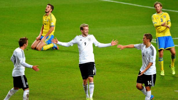 Deutschland dreht 0:2 gegen Schweden