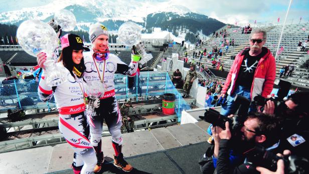 Im Fokus: Beim Weltcup-Finale sind alle Augen auf Anna Fenninger und Marcel Hirscher gerichtet.