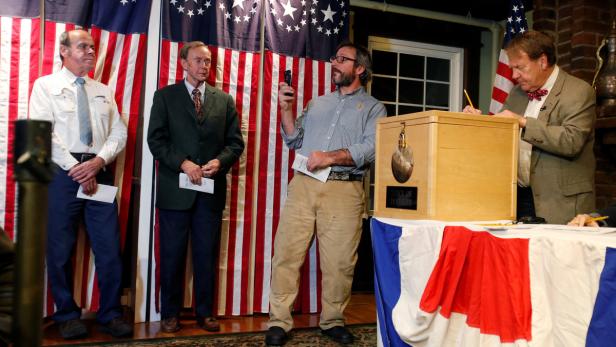 Wahllokal in Dixville Notch, New Hampshire