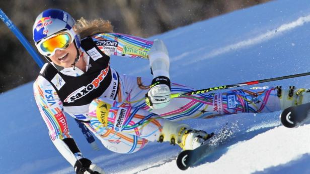 Vonn gewinnt auch Super-G-Kugel