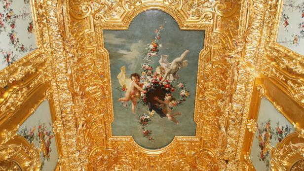 Juwel im 18. Jahrhundert: Das Goldkabinett im Winterpalais