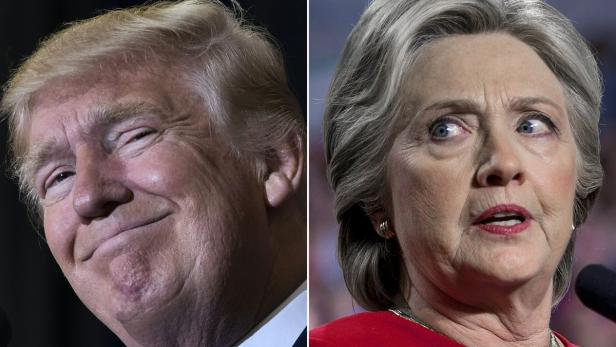 Clinton liegt nach Wählerstimmen knapp vor Trump