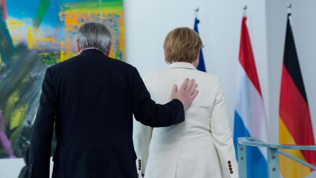 Juncker, Merkel