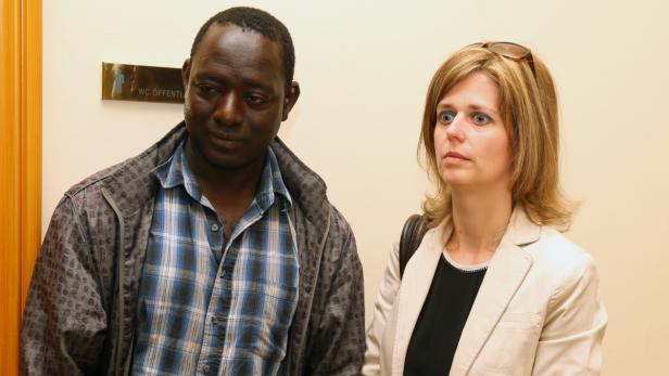 Bakary J. mit Susanne Kurtev.