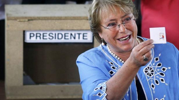 Hat gut lächeln: Michelle Bachelet