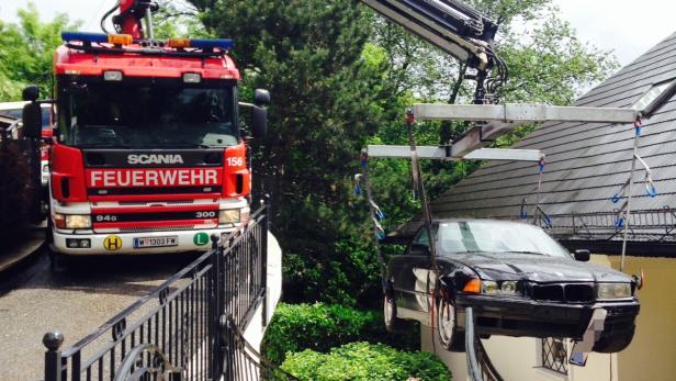 Die Lenkerin des Pkw blieb bei dem Unfall unverletzt.