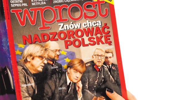 Ein polnisches Wochenmagazin stilisiert Merkel und die EU-Spitze als Feindbilder
