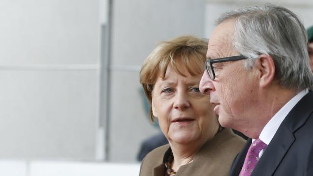 Angela Merkel und Jean-Claude Juncker in Berlin