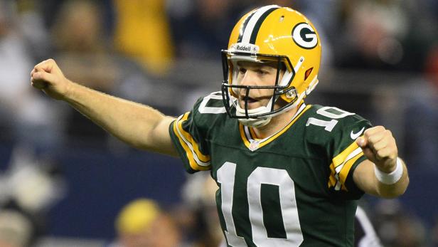 Packers Quarterback Matt Flynn warf vier Touchdowns