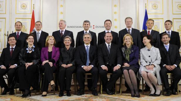 Kabinett Faymann I - 2. Dezember 2008