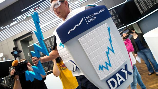 Ein Leitindex-Fan verkleidet als DAX.