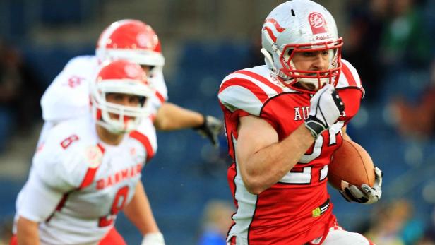 Andreas Hofbauer war mit drei Touchdowns der Mann des Abends.
