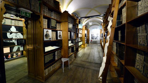 Viele Besucher: Literaturmuseum der Nationalbibliothek.