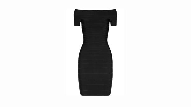 Das perfekte kleine Schwarze (von Herve Leger, über www.net-a-porter.com), ...