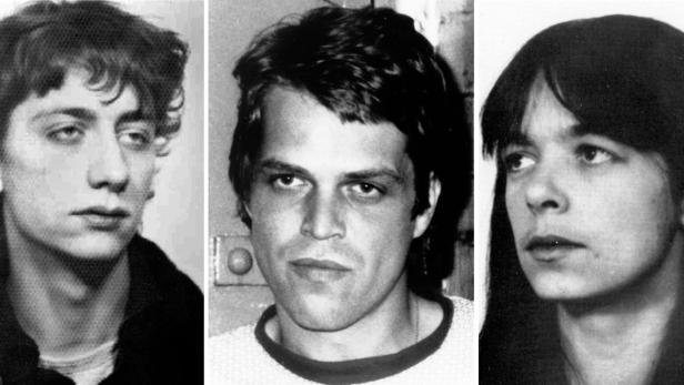 Die gesuchten Ex-RAF-Terroristen: Burkhard Garweg (l-r), Ernst-Volker Wilhelm Staub und Daniela Klette.