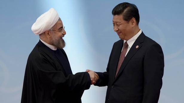 Chinas Präsident Xi Jinping besucht am Wochenende Amtskollegen Hassan Rohani.