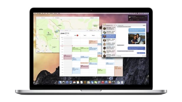 MacBook mit OS X Yosemite