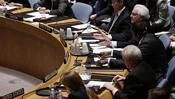 Eine Sitzung des Sicherheitsrates der Vereinten Nationen.