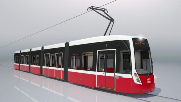Die neuen Flexity-Straßenbahn im Wiener Design
