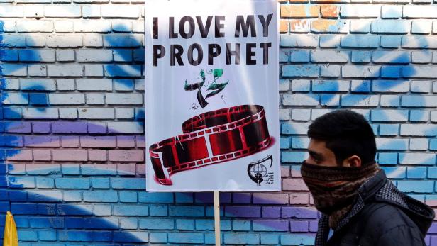 IRAN PROTEST CHARLIE HEBDO
