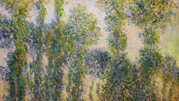 „Les Peupliers à Giverny“ („Pappeln in Giverny“) von Claude Monet soll dem New Yorker MoMA Geld für neue Kunstkäufe bringen.