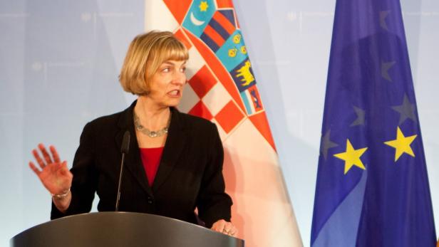 Kroatiens Außenministerin Vesna Pusic.