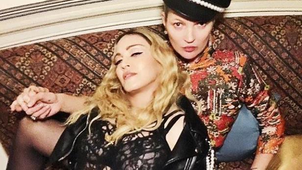 Madonna feiert betrunkener als Kate Moss