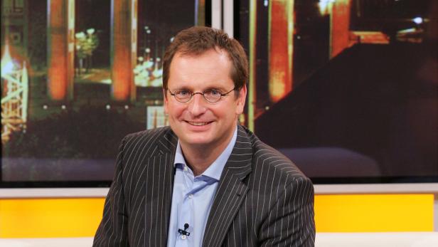 Ben Wettervogel im Studio des ZDF- "Morgenmagazins