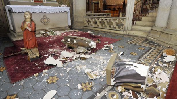Verwüstung in der Lazaristenkirche: Der Täter wurde nun aus der U-Haft entlassen.