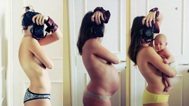 40 Wochen, 10 Bilder, 1 Schwangerschaft