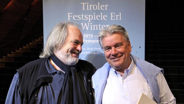 Erl-Intendant Gustav Kuhn (li.) mit Erl-Mäzen und Unternehmer Hans-Peter Haselsteiner