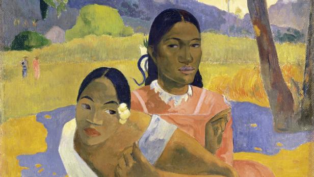 Paul Gauguin: Nafea faa Ipoipo, 1892 - Wann heiratest Du? Öl auf Leinwand, 105 x 77,5 cm