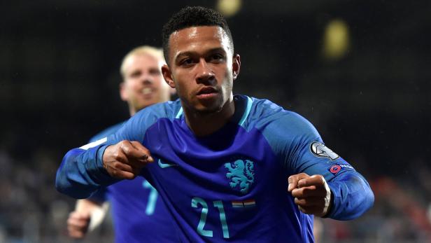 Niederlandes Matchwinner: Memphis Depay traf doppelt.