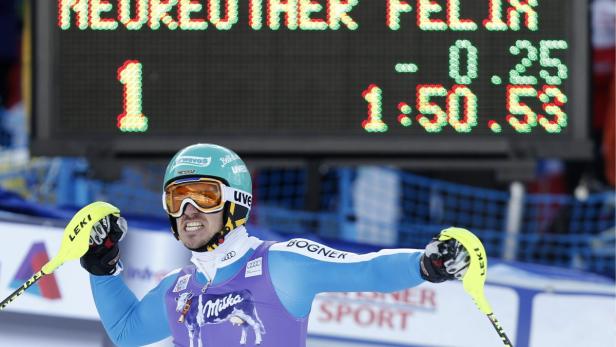 Ganz der Papa: Nach 39 jahren Pause jubelt wieder ein Neureuther über den Sieg in Wengen.