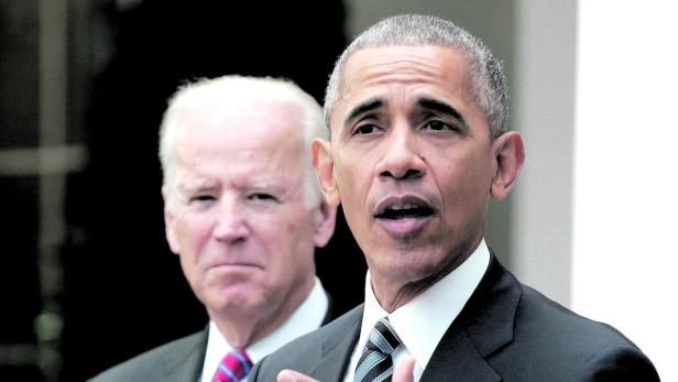 Vize-Präsident Joe Biden mit seinem Chef Barack Obama