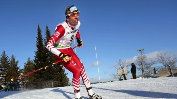 Wilhelm Denifl wurde erst im Finish überholt.