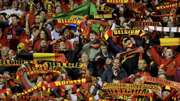 Fan-Lieblinge: Belgiens erfolgreiches Fußball-Nationalteam gilt als Symbol der Einheit einer gespaltenen Nation und zieht die Massen an.