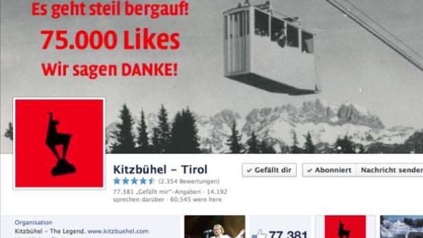 Kitzbühel optimiert Facebook-Auftritt mit viermalvier