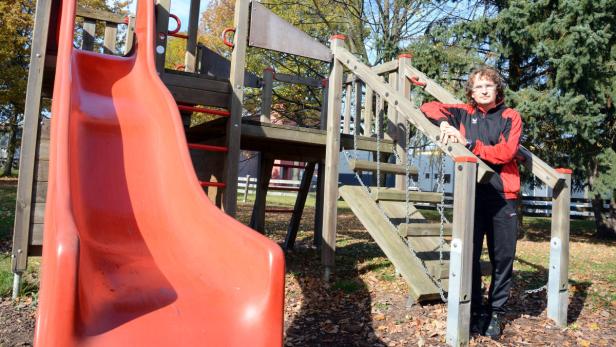 Anrainer glaube, dass der Spielplatz nahe des Einkaufszentrums nicht mehr lange Bestand hat.