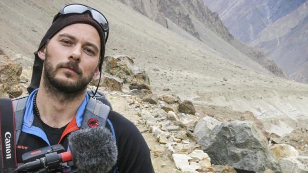 Kletternder Kameramann: Martin Hanslmayr drehte mit David Lama heuer am Masherbrum in Pakistan.