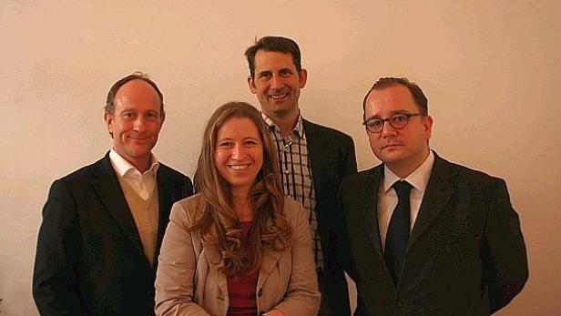 Philipp Slupetzky, Caroline Krall, Clemens Swatonek und Michael Göls, das Bocuse d´Or-Organisationsteam von Havas Media Austria und Dialogium. (v.l.n.r. - c: dialogium)