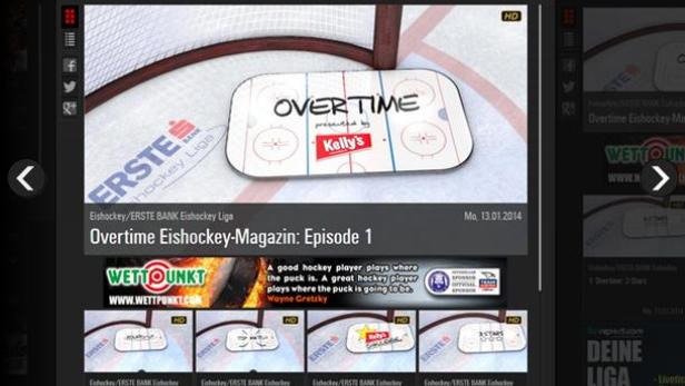 Laola1.tv launcht Eishockey-Magazin Overtime