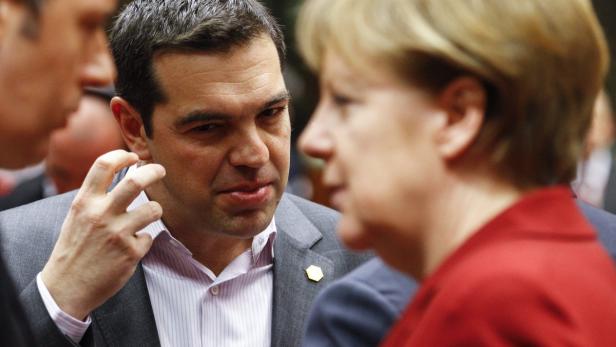 Tsipras, Merkel: Der nächtliche Krisengipfel in Brüssel hat das Vertrauen vertieft.