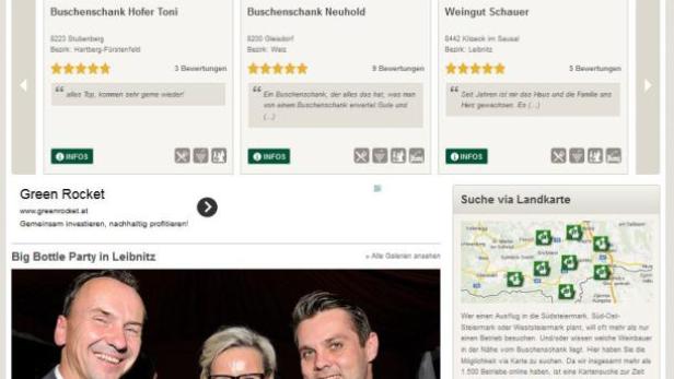 Buschenschank.at bekommt Smartphone-Zugang