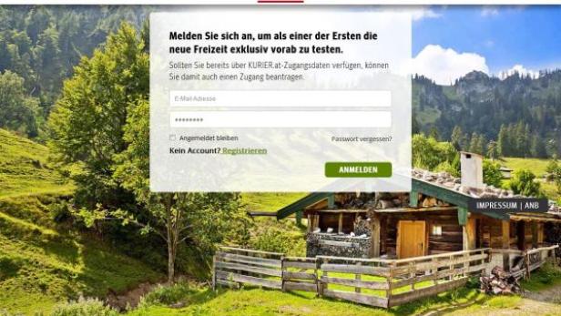 Kurier digitalisiert Freizeit Magazin