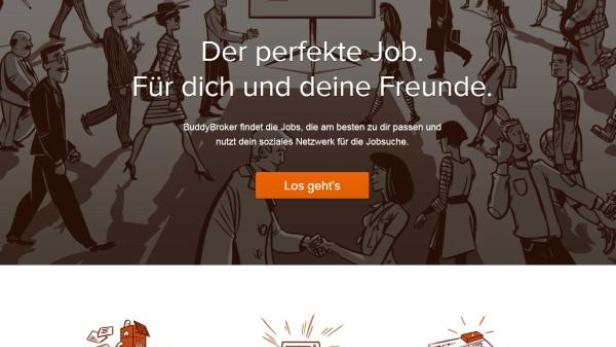 BuddyBrokerCom.JPG BuddyBroker vermittelt Jobs unter Freunden