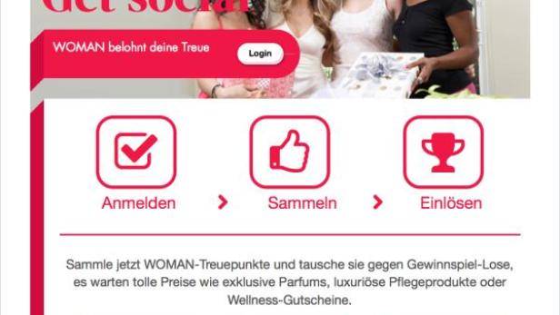 Woman aktiviert loyale und mitteilsame Leserinnen