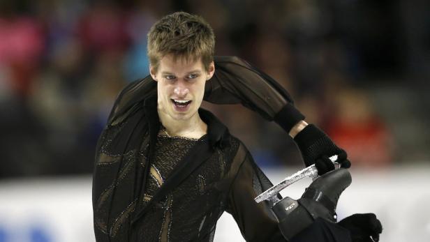 Viktor Pfeifer of Austria performs his men&#039;s short program at the ISU World Figure Skating Championships in London, March 13, 2013. REUTERS/Mark Blinch (CANADA - Tags: SPORT FIGURE SKATING)