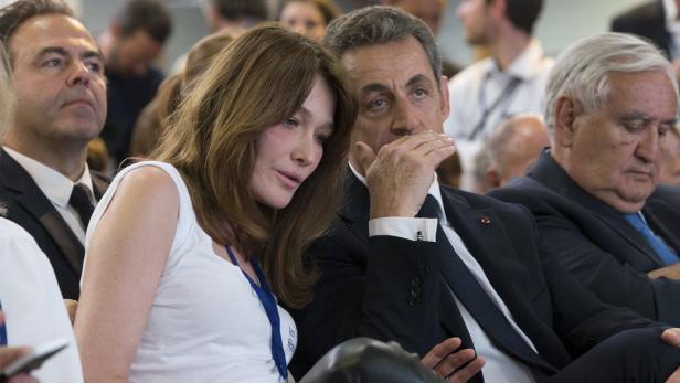 Frankreichs Ex-Präsident Nicolas Sarkozy und seine Frau Carla Bruni.